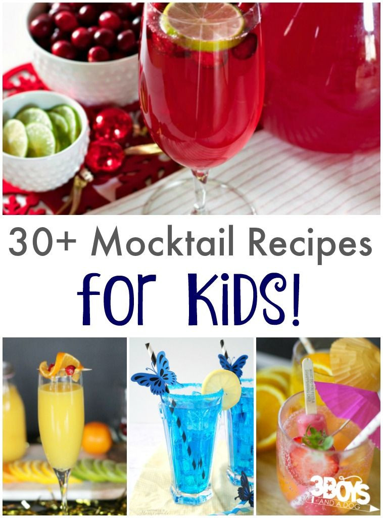 Easy Drink Recipes For Kids
 Mocktail Recipes for Kids
