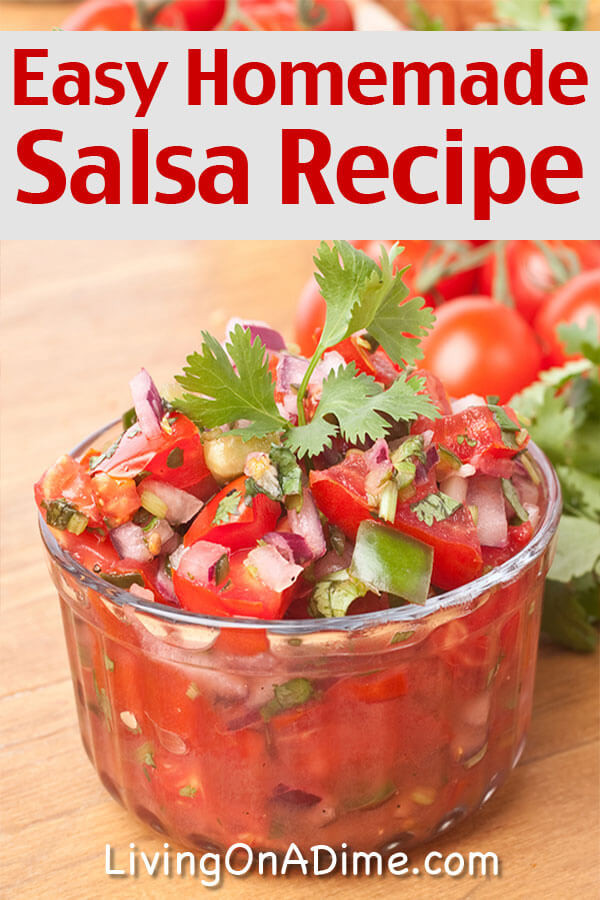 Easy Fresh Salsa Recipe
 Homemade Salsa Recipe Fresh Salsa Is A Great Use For