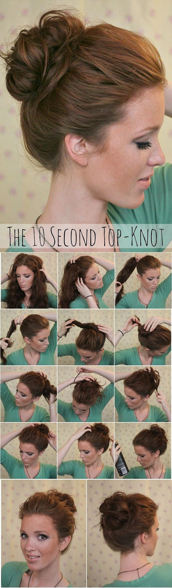 Easy Hairstyle Tutorials
 35 y and Easy Bun Hairstyle Tutorials For You