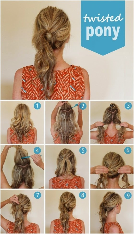 Easy Hairstyle Tutorials
 Hairstyles and Women Attire 5 Cute and Easy Ponytail