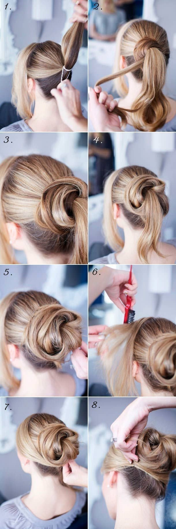Easy Hairstyle Tutorials
 14 Easy Step by Step Updo Hairstyles Tutorials Pretty