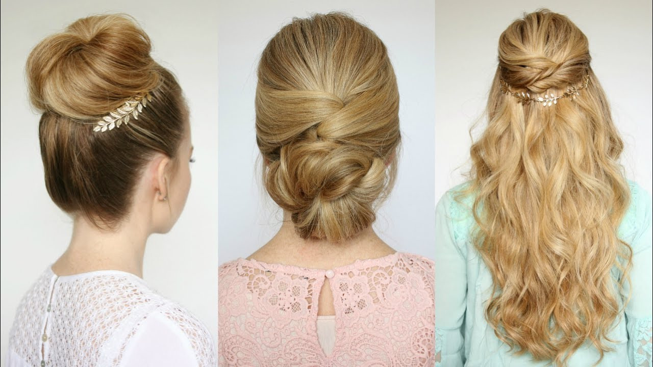 Easy Hairstyles
 3 Easy Prom Hairstyles