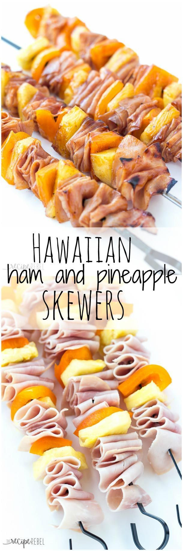 Easy Hawaiian Desserts And Appetizers
 Hawaiian Ham and Pineapple Skewers A super simple 4