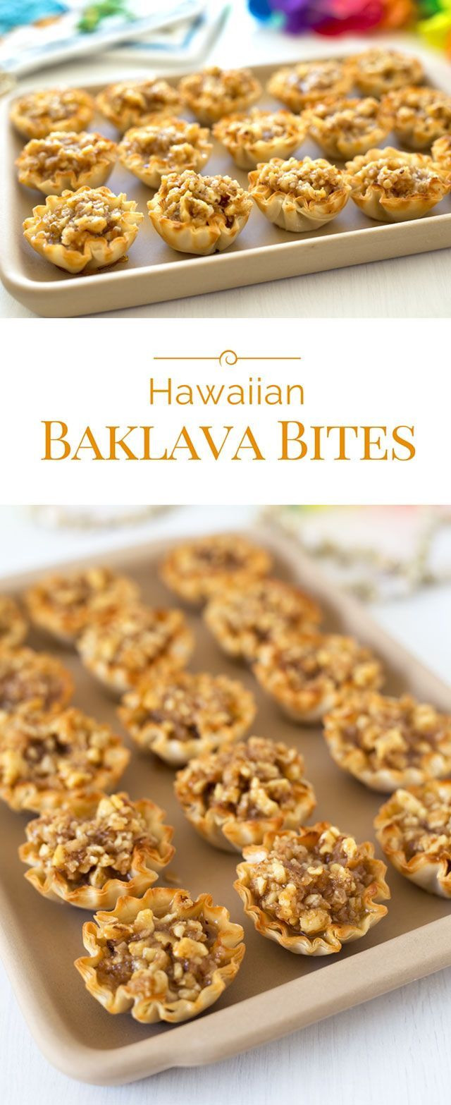 Easy Hawaiian Desserts And Appetizers
 Hawaiian Baklava Bites Recipe