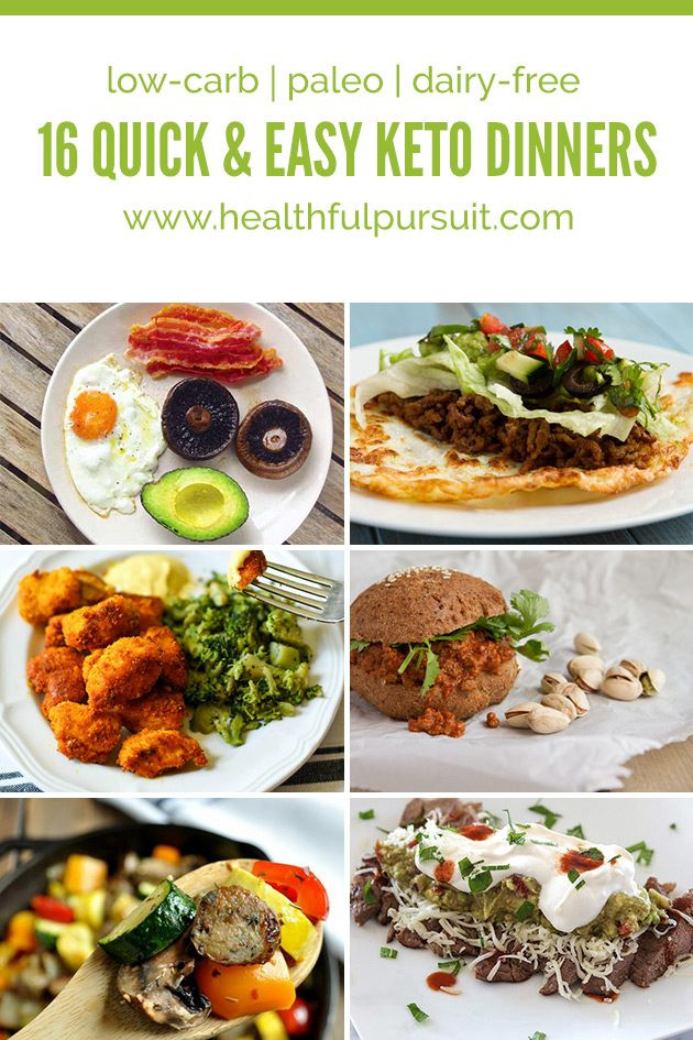 Easy Keto Dinner Recipes
 16 Quick and Easy Keto Dinners