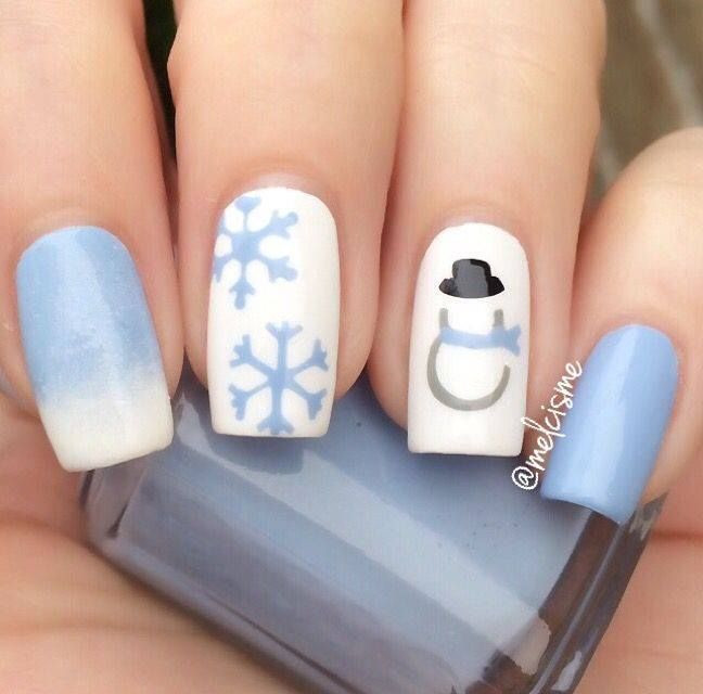 Easy Nail Designs For Winter
 50 Latest Winter Inspired Nail Art Ideas