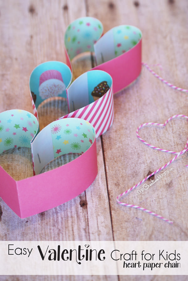 Easy Projects For Kids
 Quick and Easy Valentine Craft for Kids onecreativemommy