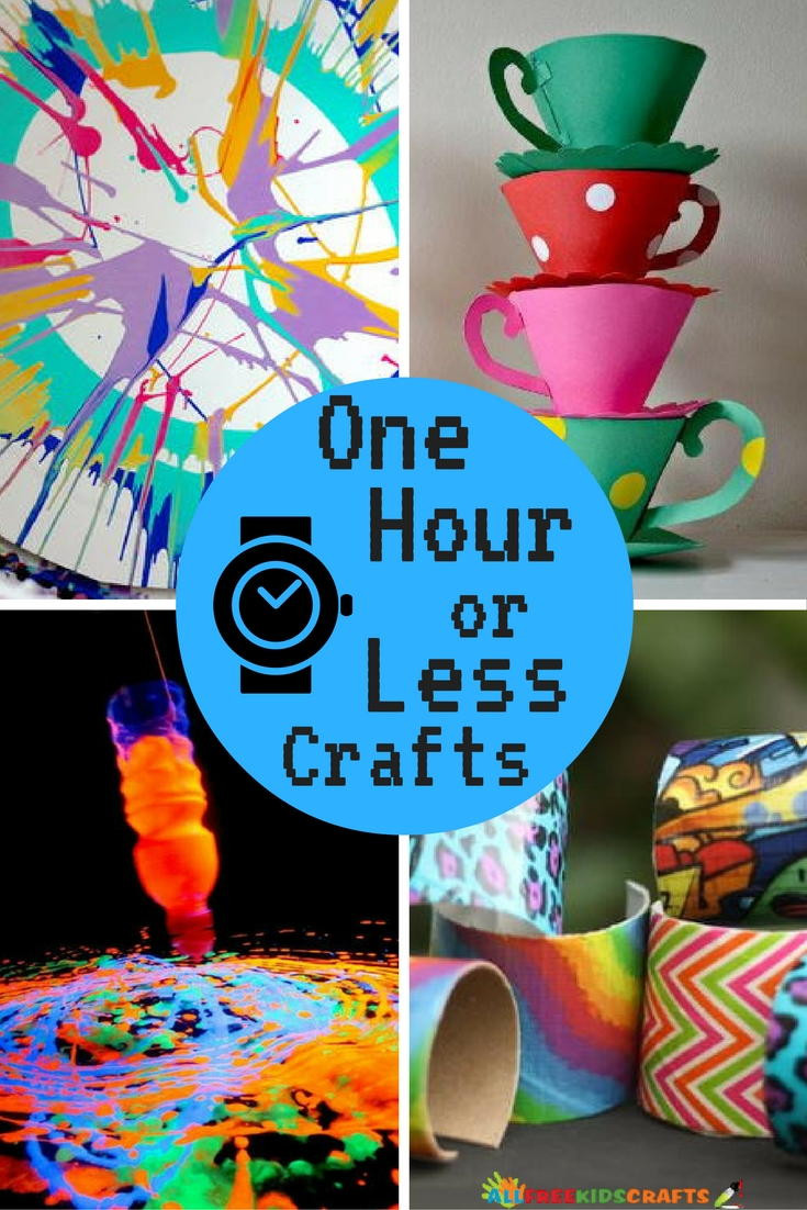 Easy Projects For Kids
 26 Quick and Easy Crafts e Hour or Less