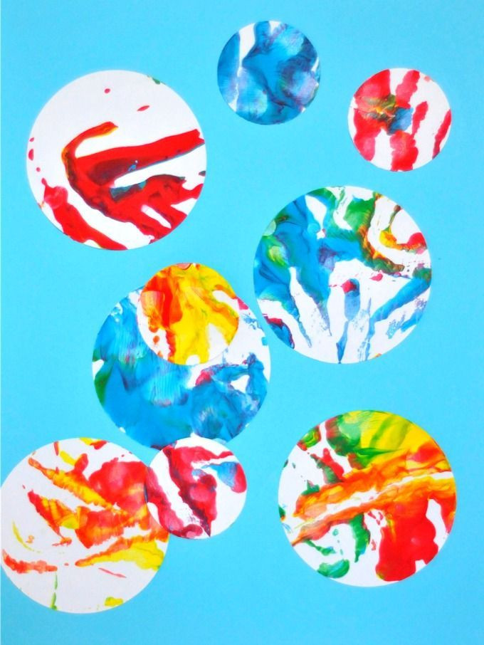 Easy Projects For Preschoolers
 Monoprinting Easy Art for Toddlers and Preschoolers
