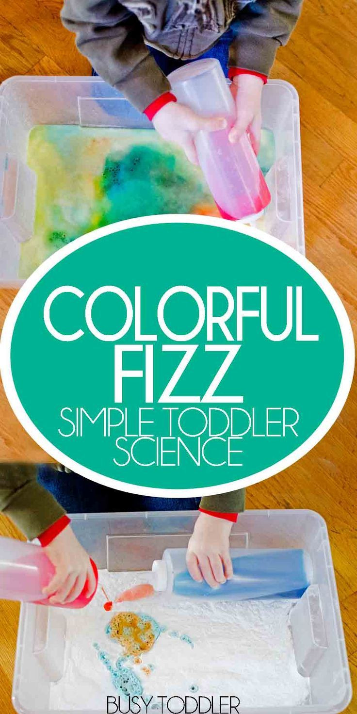 Easy Projects For Preschoolers
 Colorful Fizz Simple Toddler Science