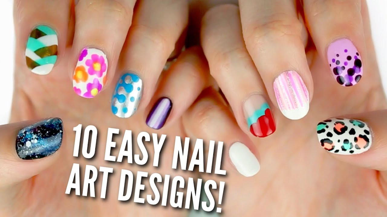 Easy Simple Nail Art
 10 Easy Nail Art Designs for Beginners The Ultimate Guide