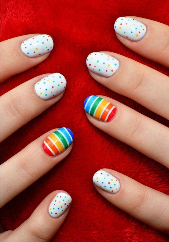 Easy Simple Nail Art
 30 Simple And Easy Nail Art Ideas