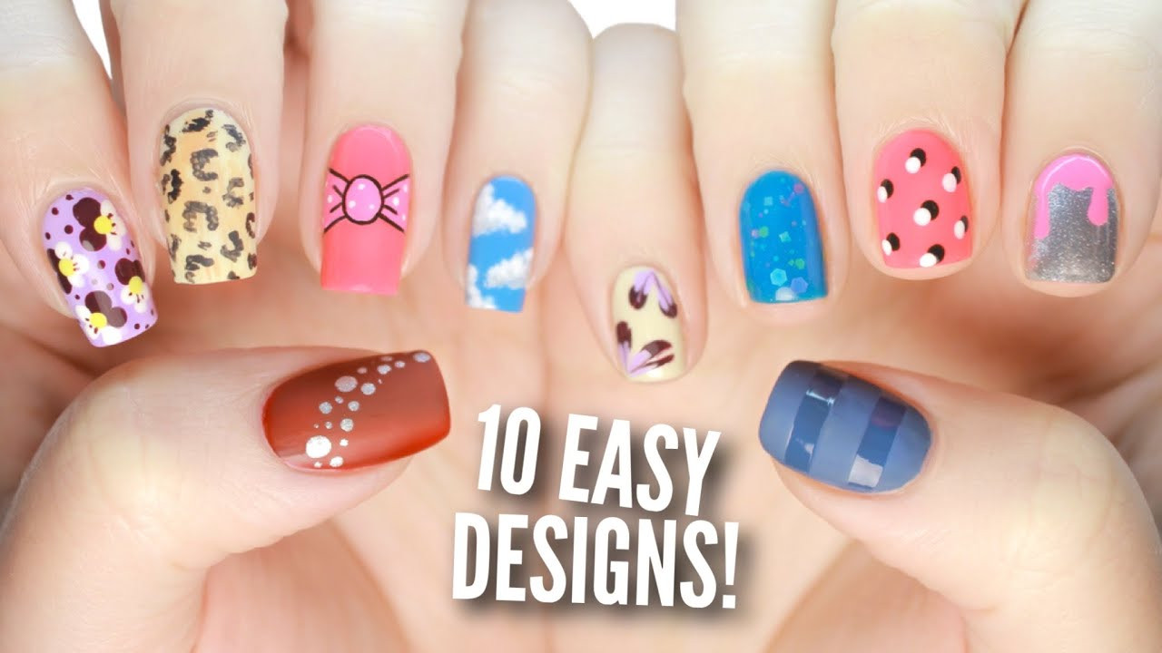 Easy Simple Nail Art
 10 Easy Nail Art Designs For Beginners The Ultimate Guide