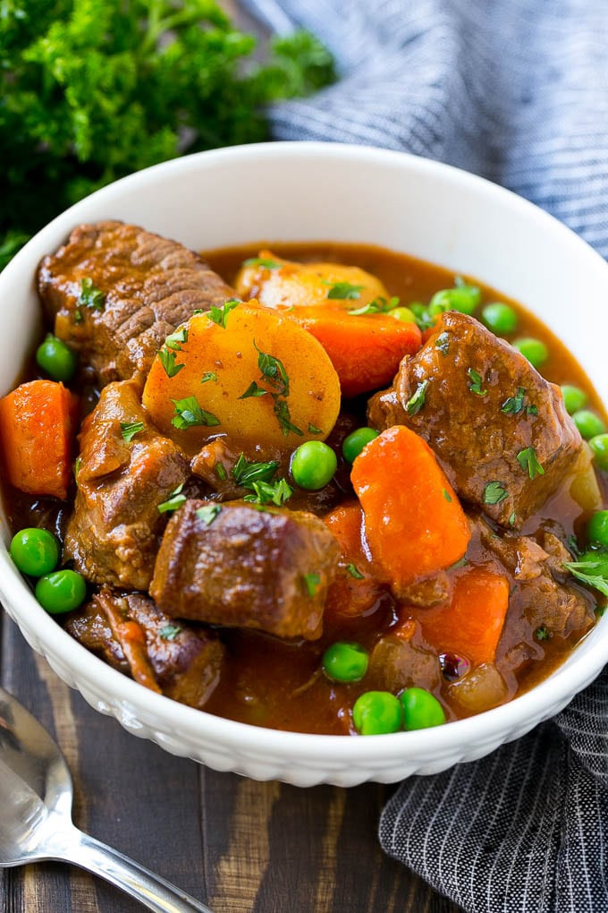 Easy Stew Meat Recipes
 Slow Cooker Beef Stew Dinner at the Zoo