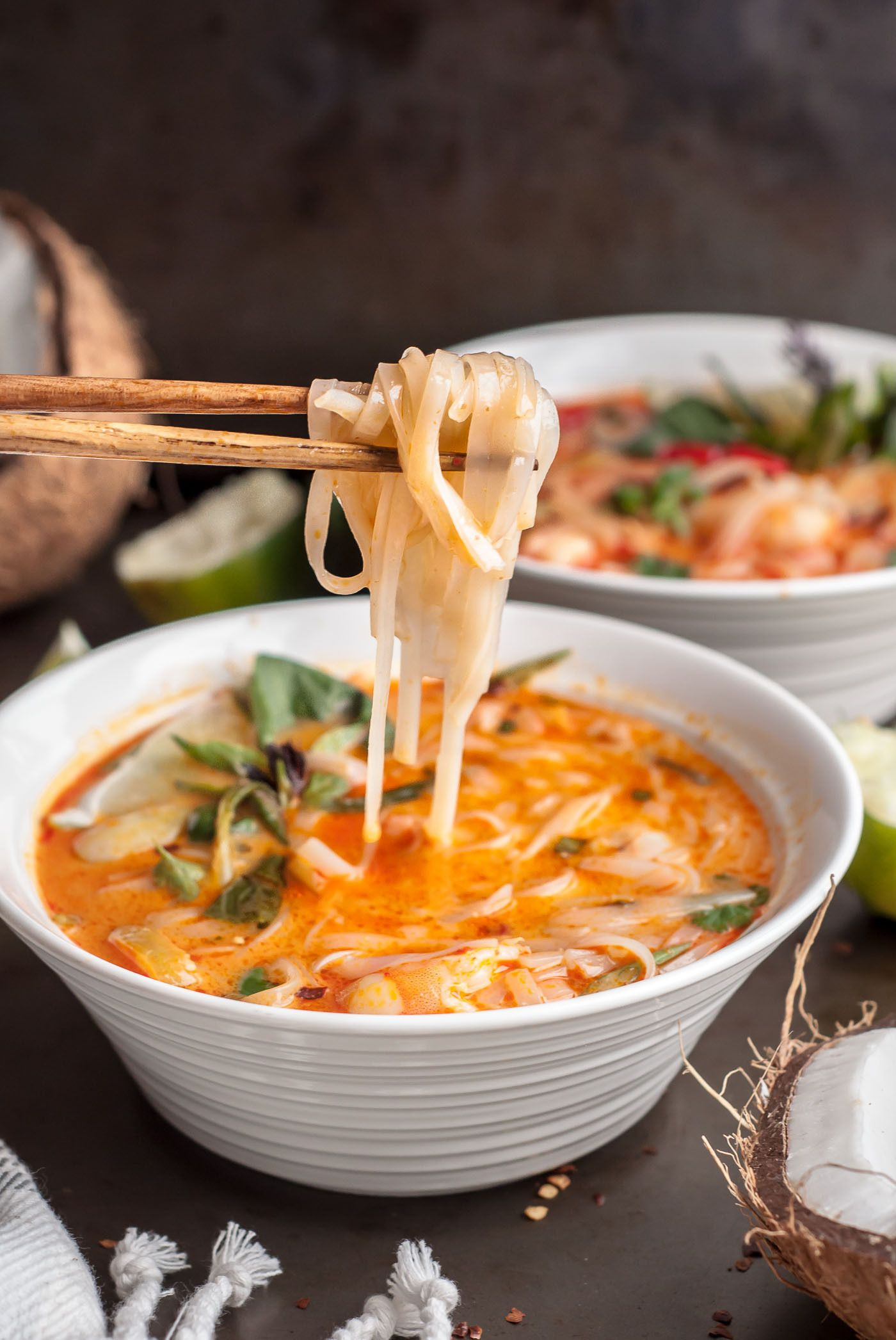 Easy Thai Shrimp Soup
 Thai Shrimp Noodle Soup Recipe ♨ Food ♨