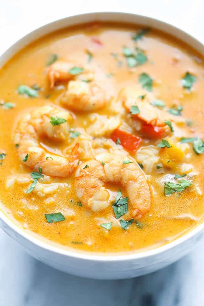 Easy Thai Shrimp Soup
 25 Tasty Fall Soup Recipes The Girl Who Ate Everything