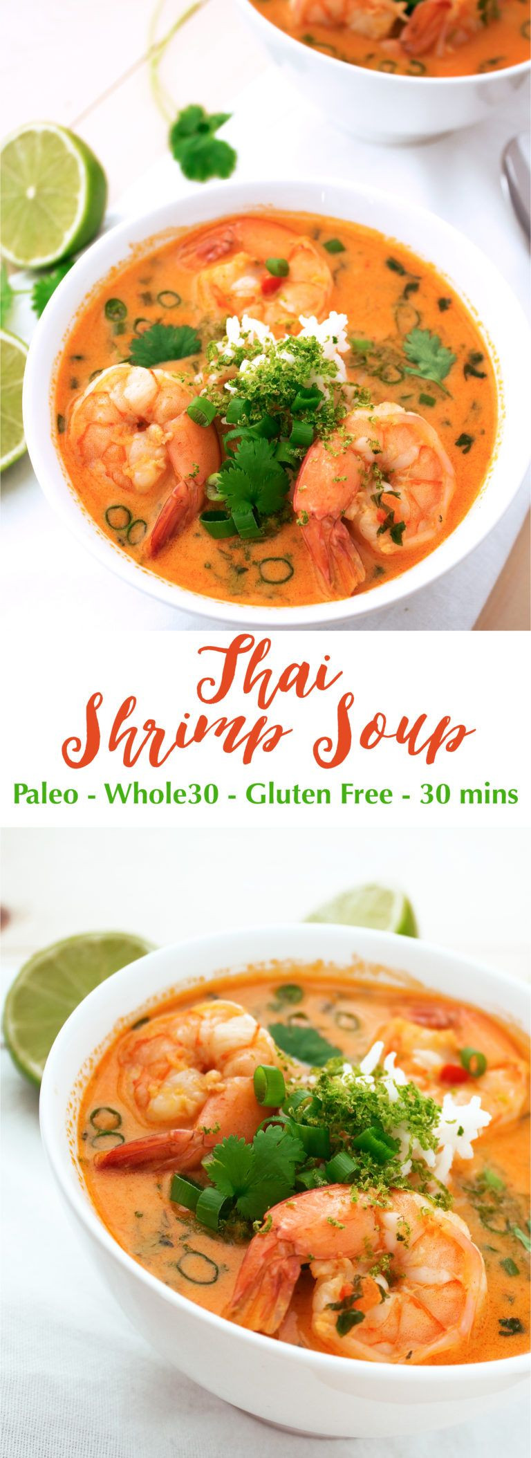 Easy Thai Shrimp Soup
 This delicious soup is easy to make and only takes 30 mins