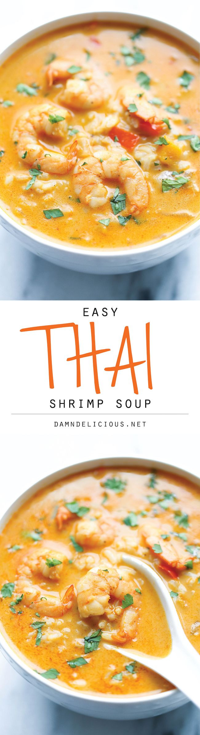 Easy Thai Shrimp Soup
 145 best Thai Food images on Pinterest