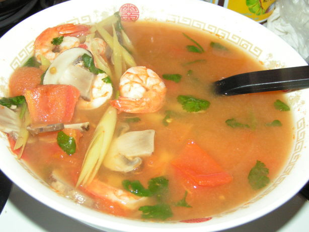 Easy Thai Shrimp Soup
 Simple Thai style Lemongrass Shrimp Soup Recipe Food