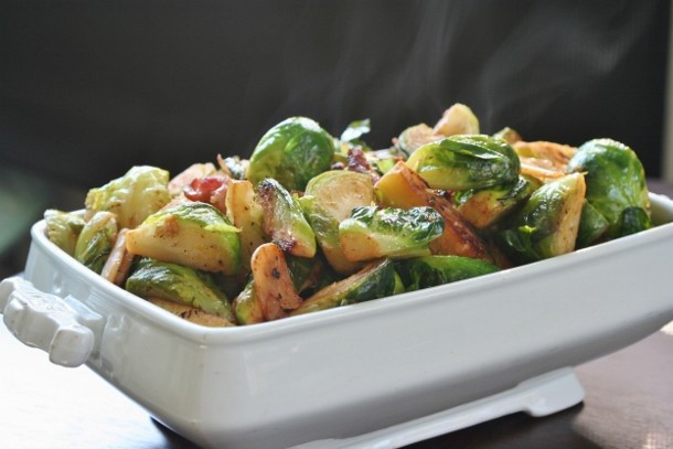 Easy Thanksgiving Side Dishes Make Ahead
 Brussels Sprouts with Bacon Easy Do Ahead Side Dish for