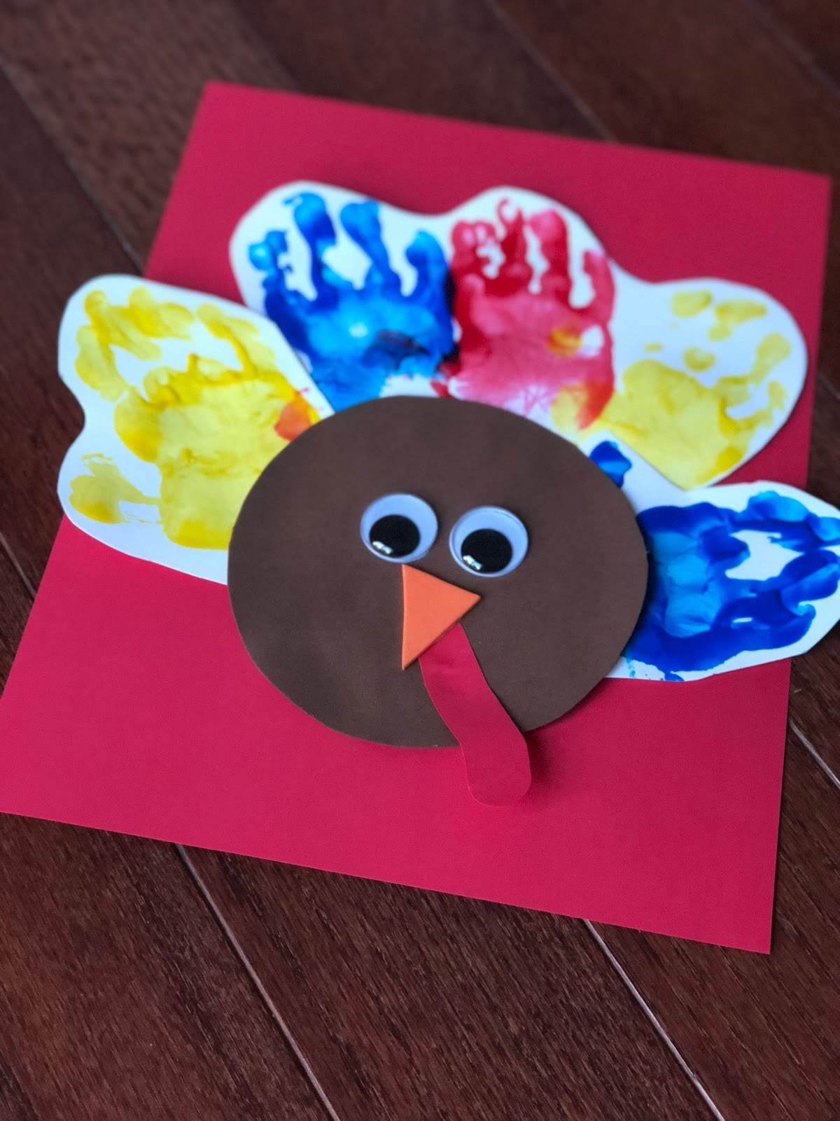 Easy Toddler Crafts
 Toddler Approved Easy Handprint Turkey Craft for Toddlers