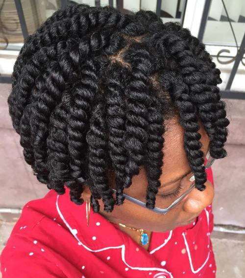 Easy Twist Hairstyles For Natural Hair
 45 Easy and Showy Protective Hairstyles for Natural Hair