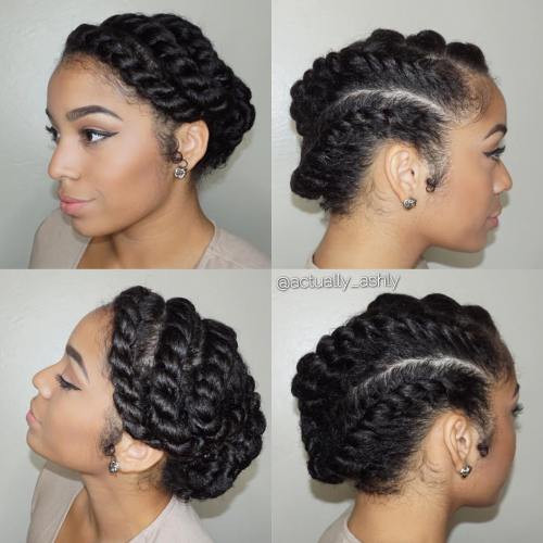 Easy Twist Hairstyles For Natural Hair
 50 Easy and Showy Protective Hairstyles for Natural Hair