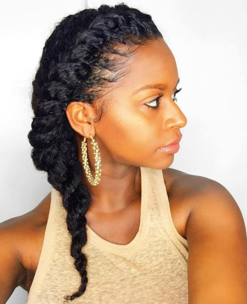 Easy Twist Hairstyles For Natural Hair
 45 Easy and Showy Protective Hairstyles for Natural Hair