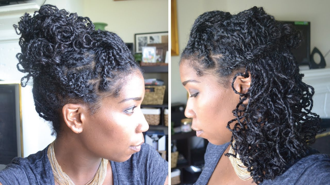 Easy Twist Hairstyles For Natural Hair
 Quick and Easy Party Hairstyles with Mini Twists Natural