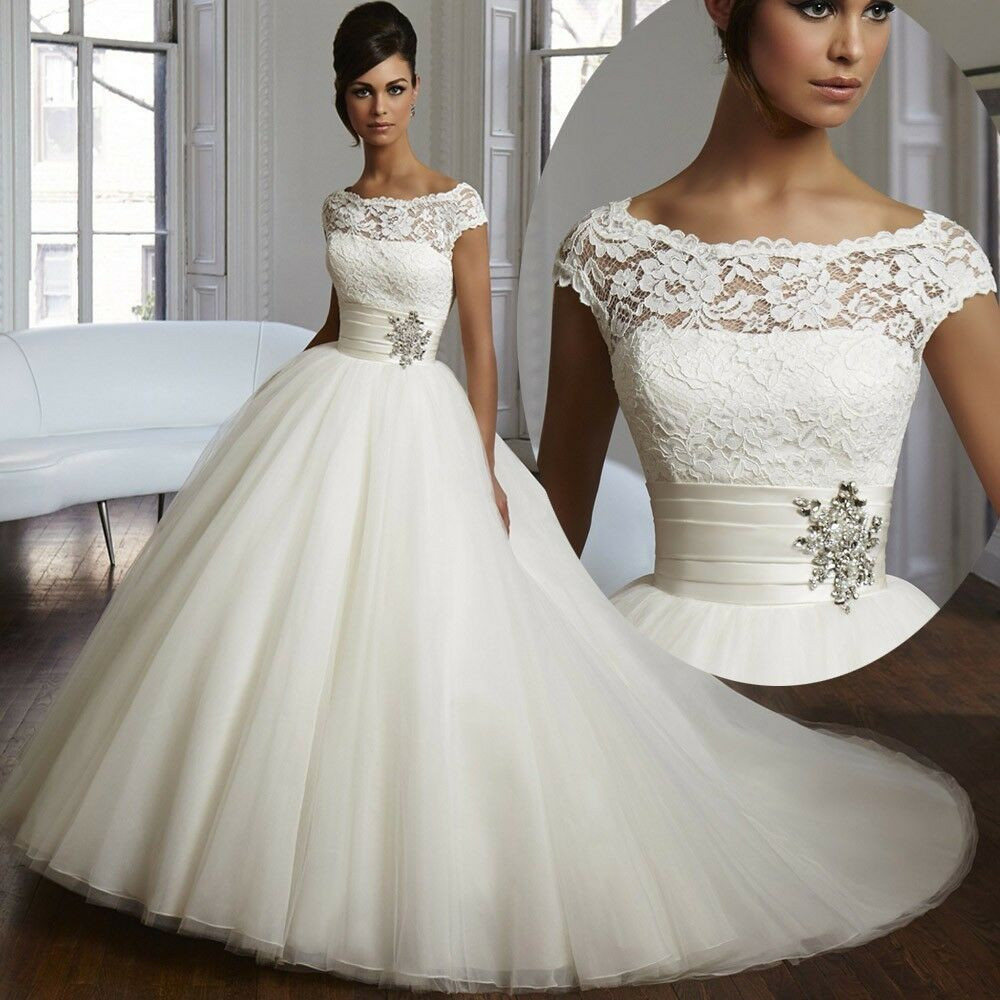 Ebay Wedding Dress
 New White Ivory Wedding Dress Bridal Gown Custom Size 6