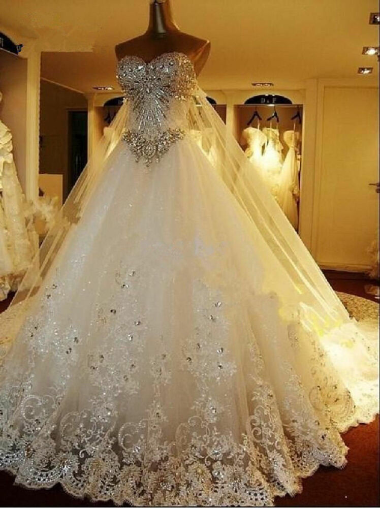 Ebay Wedding Dress
 New White ivory Wedding Dress Bridal Gown Custom Size 6 8