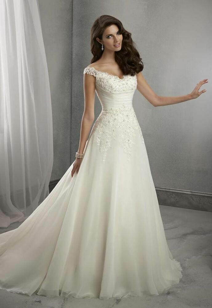 Ebay Wedding Dress
 2016 New white ivory Wedding Dress Bridal Gown Custom Size