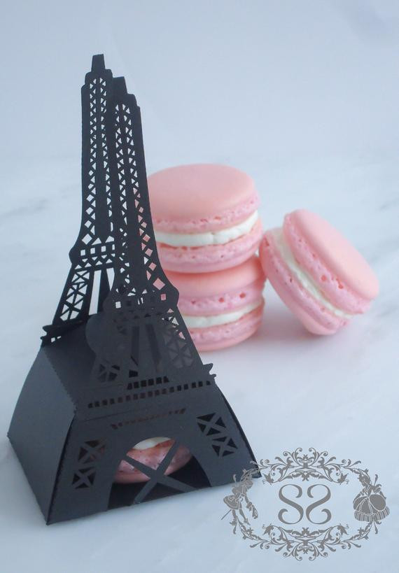 Eiffel Tower Wedding Favors
 Wedding Favor French Macaron Favors Paris Wedding Eiffel Tower