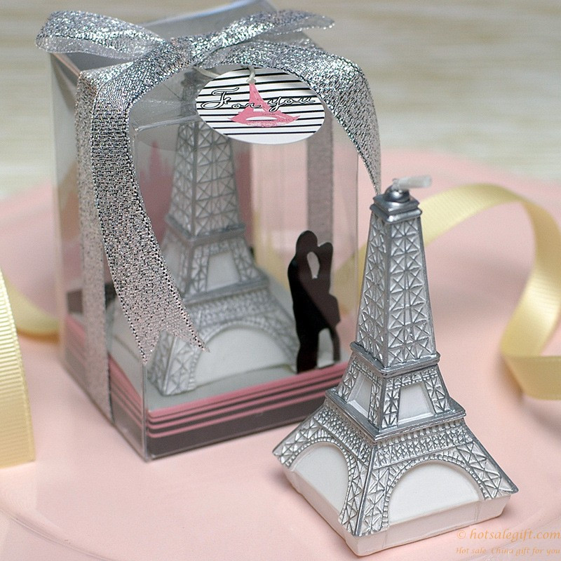 Eiffel Tower Wedding Favors
 Eiffel Tower Candle Wedding Favors For Wedding