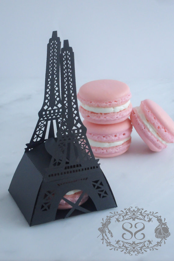 Eiffel Tower Wedding Favors
 Wedding Favors Macaron Favors Paris Wedding Eiffel Tower