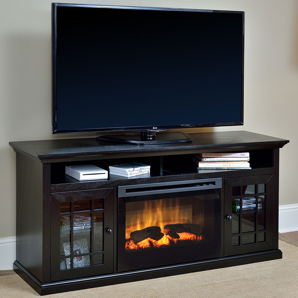 Electric Fireplace Console
 Hazelwood Electric Fireplace Media Console GDS25 1388DR