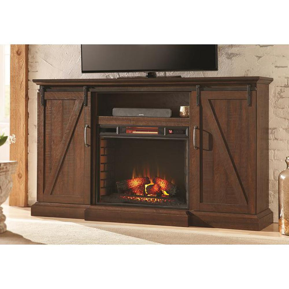 Electric Fireplace Console
 Home Decorators Collection Chestnut Hill 68 in Media