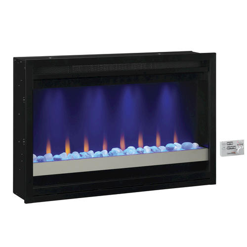 Electric Fireplace Insert Menards
 36" Electric Built In Contemporary Fireplace Insert at