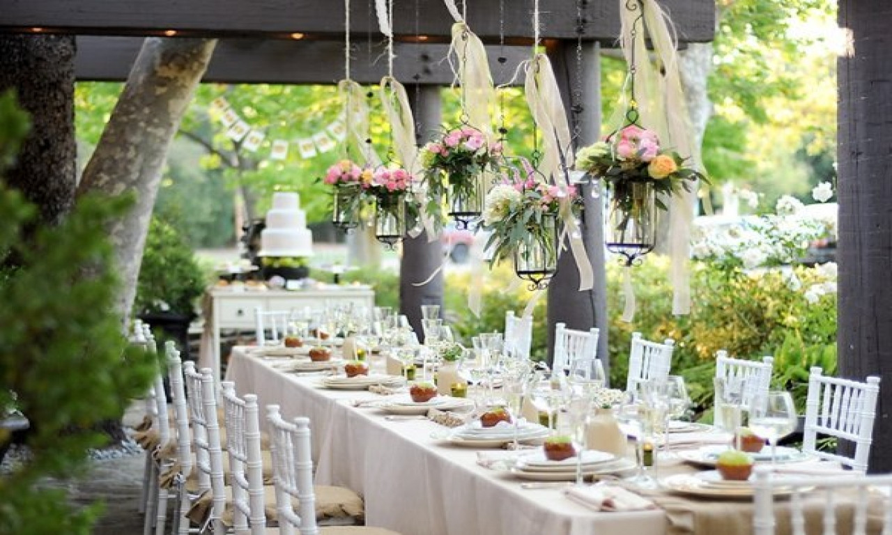 Elegant Engagement Party Ideas
 Elegant french country decor outdoor engagement party