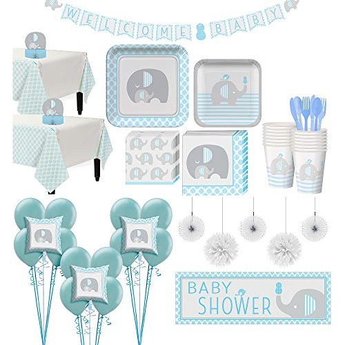 Elephant Baby Shower Invitations Party City
 Party City Baby Shower Decorations For Boy at MegaCostum
