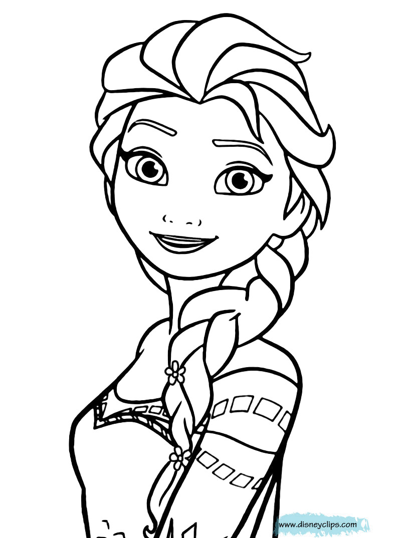 Free Frozen Coloring Pages Pdf