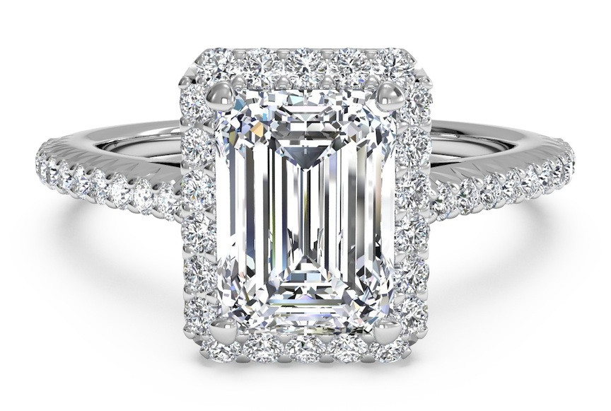 Emerald Cut Wedding Rings
 4 vintage inspired emerald cut engagement rings