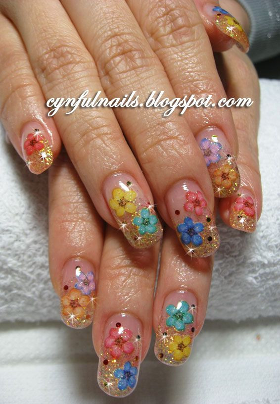 Encapsulated Nail Art
 108 best encapsulated nail art images on Pinterest