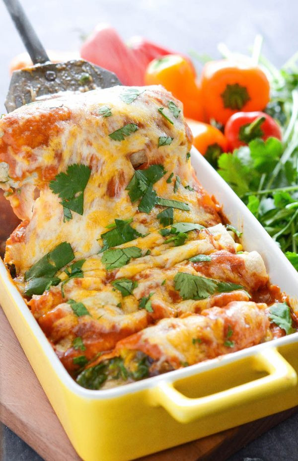 Enchilada Recipes Vegetarian
 Ve able Enchiladas Recipe