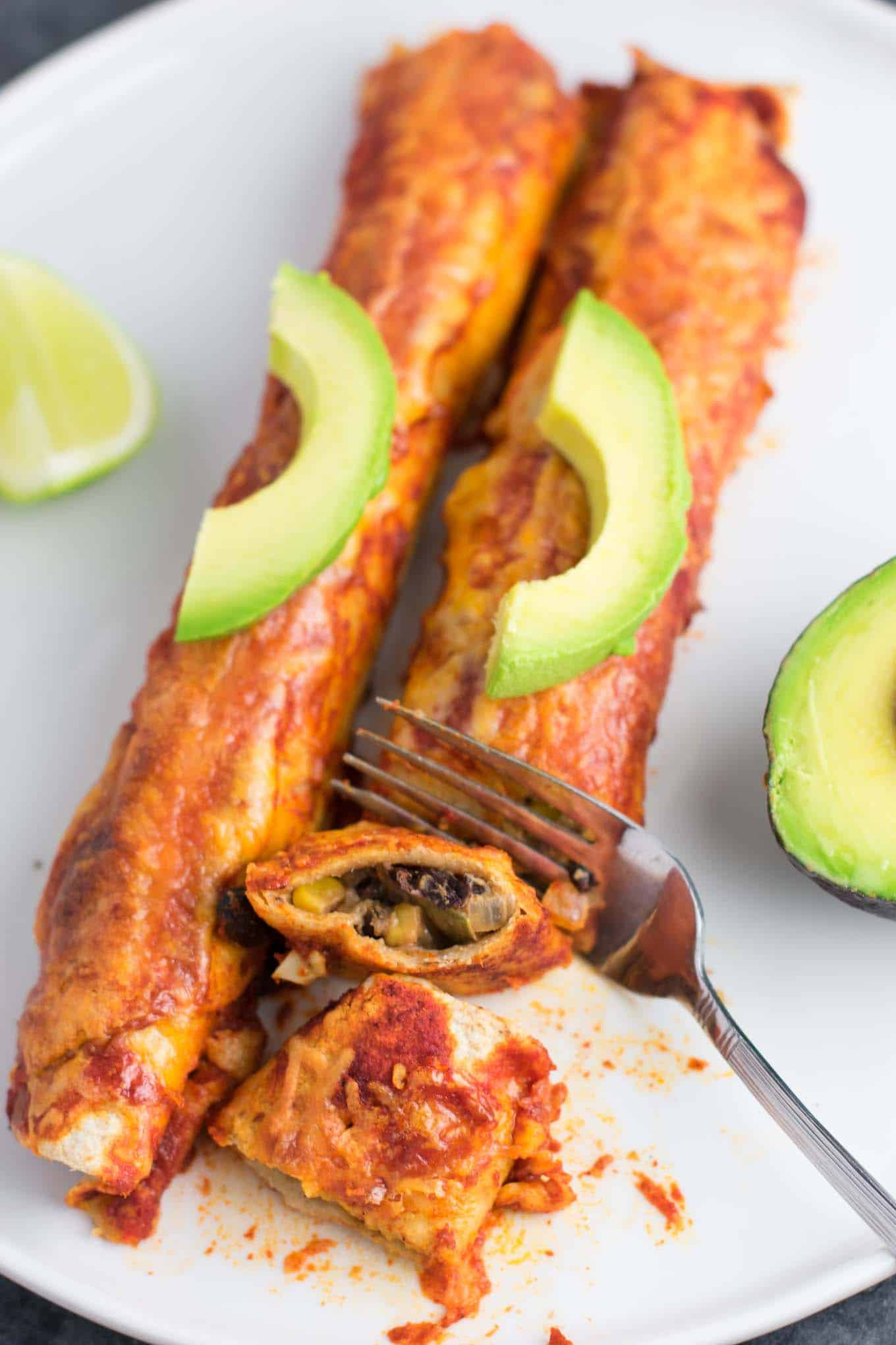 Enchilada Recipes Vegetarian
 The Best Ve arian Enchiladas Recipe Build Your Bite