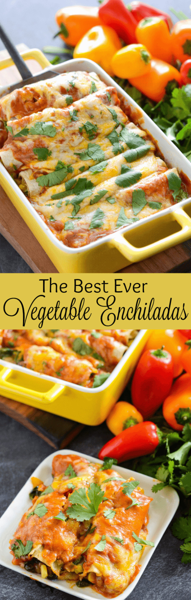 Enchilada Recipes Vegetarian
 The Best Ve able Enchiladas