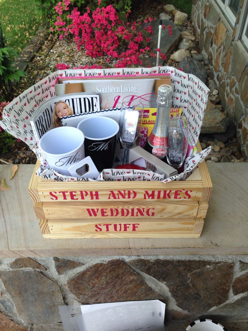 Engagement Party Gift Basket Ideas
 Engagement basket t Gift ideas