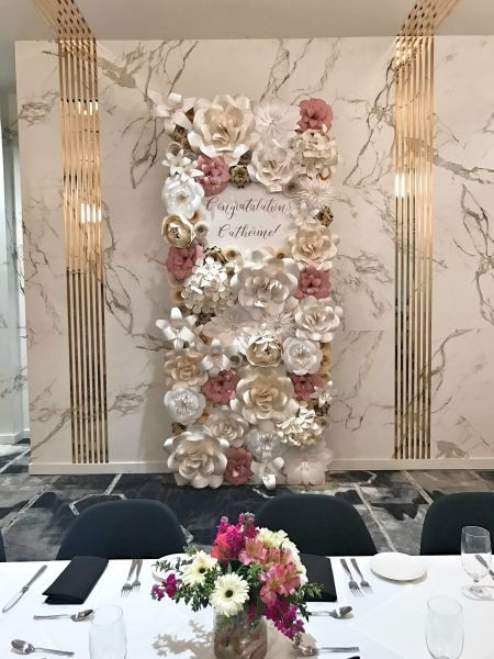 Engagement Party Ideas For Women
 paper flowers paper flower backdrop wedding decor