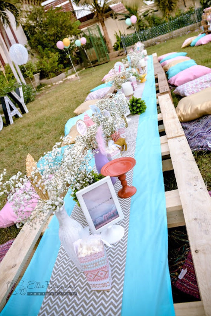 Engagement Party Ideas For Women
 Kara s Party Ideas Girly Boho Tribal Birthday Party