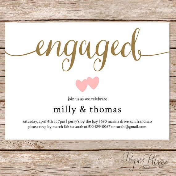 Engagement Party Invitations Ideas
 10 Engagement Invitation Cards Ideas for Awesome Couples